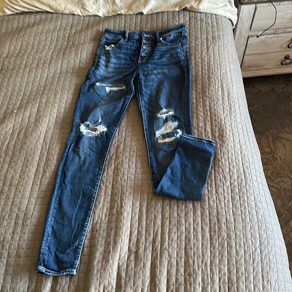 High Rise Next Level Stretch American Eagle Skinny Jeans